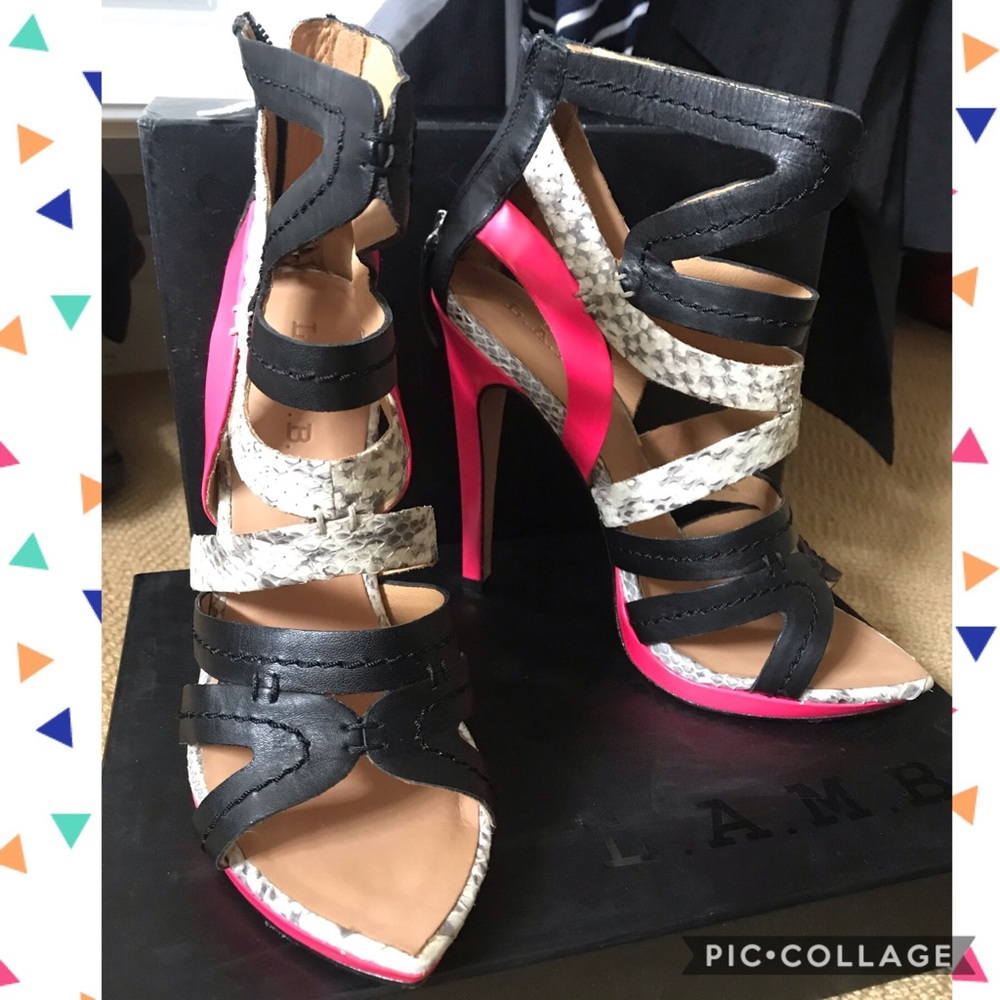 LAMB high heel stilettos.